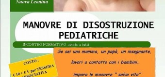 Manovre disostruzione delle vie aeree pediatriche