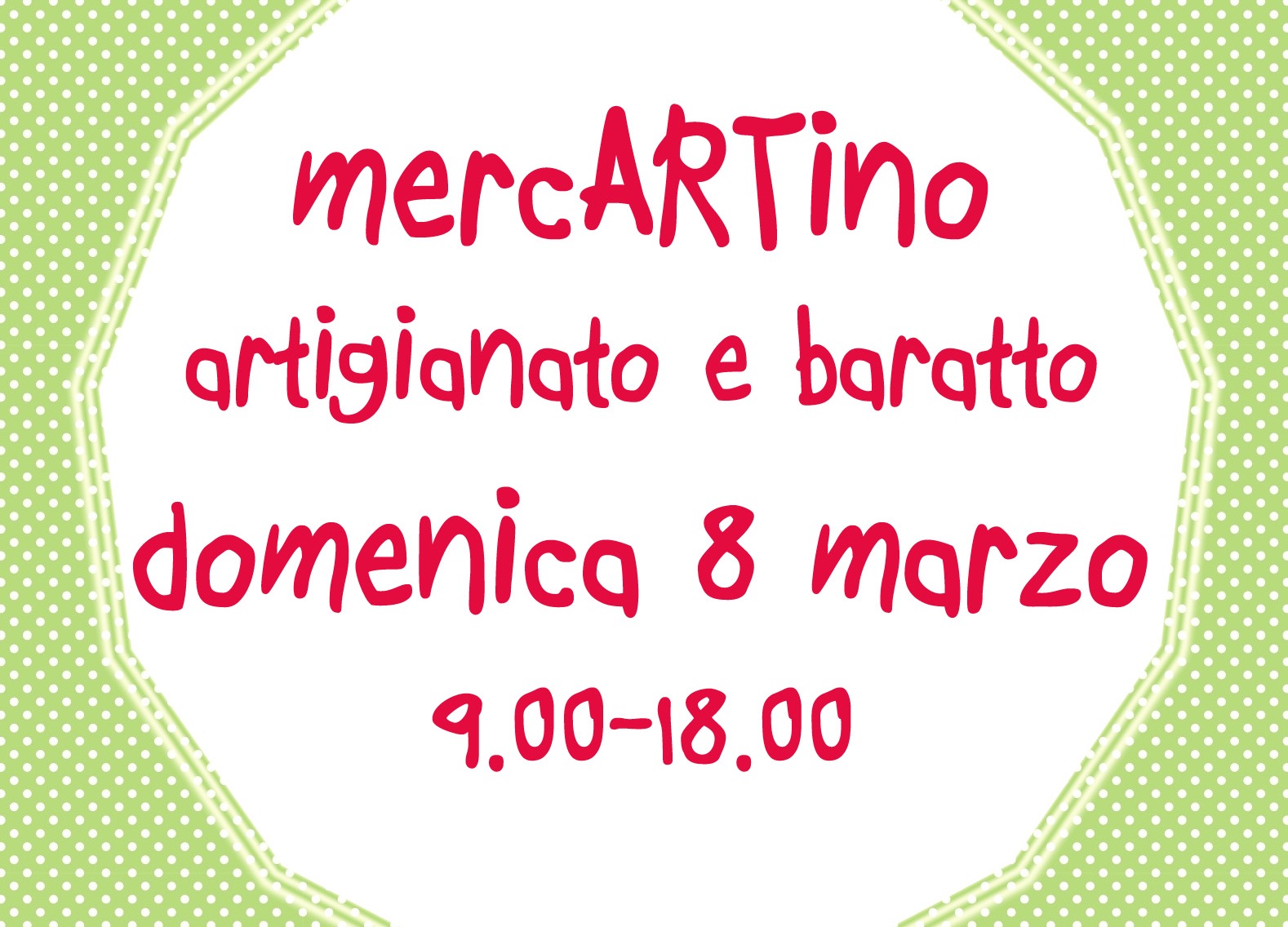 8 marzo 2015 – mercARTino